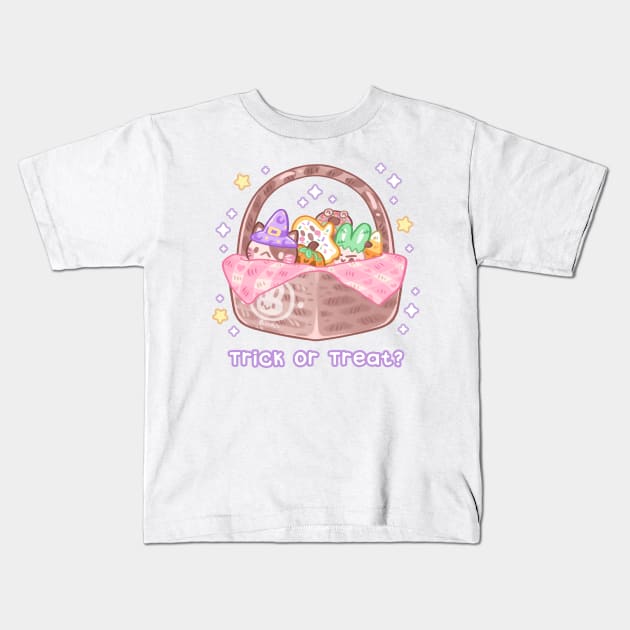 Trick or Treat Pastries Kids T-Shirt by Kukoo.Kat